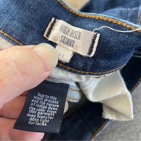 Madewell high riser skinny jeans 32 - Picture 7 of 8